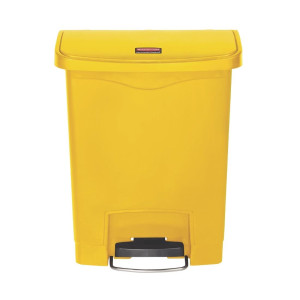 Κίτρινος Κάδος 30L Rubbermaid - Εξαιρετικά Ανθεκτικό Μπροστινό Πεντάλ