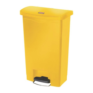 Κάδος με πεντάλ Slim Jim Rubbermaid - Κίτρινο 50L