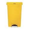 Κάδος με πεντάλ Slim Jim Rubbermaid - Κίτρινο 50L