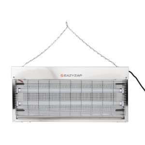 LED 20W Brushed Stainless Steel Insect Killer - Eazyzap: Efficient professional solution