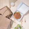 Small Compostable Hamburger Boxes 112mm - Pack of 150 Kraft Fiesta