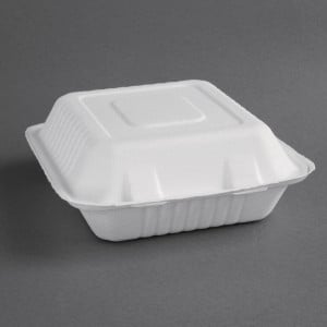 Κομποστοποιήσιμα κουτιά Bagasse 223mm - Παρτίδα των 200, οικολογικά