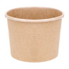 Soup Pots 340 ml 98 mm - Pack of 500 in Kraft Cardboard