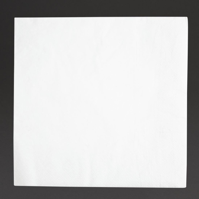 Dinner Napkins 2 Ply 1/4 Fold 400 mm White | Pack of 2000 - Eco-friendly & Practical