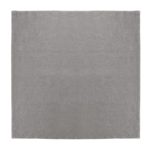 Serviettes de table en lin grises 400 x 400 mm - Lot de 12 - Olympia