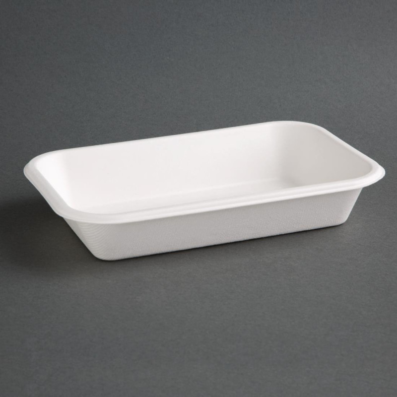 Barquettes compostables en bagasse 680 ml - Lot de 50, qualité supérieure