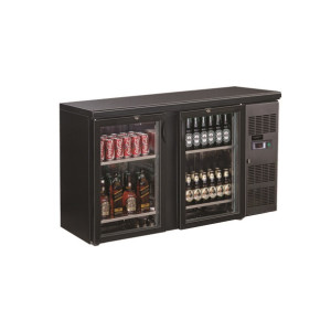 Ψυγείο με 2 γυάλινες πόρτες - 350 L - CombiSteel