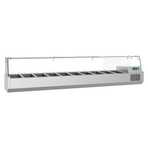 Saladette για τοποθέτηση - 10 δοχεία GN 1/3 - CombiSteel