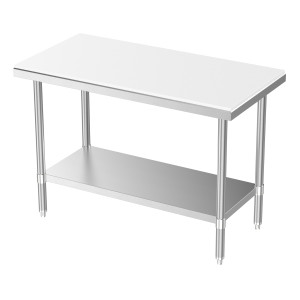 Τραπέζι Κοπής με Αποσπώμενο Ράφι - Μ 1000 x Π 700 mm - CombiSteel