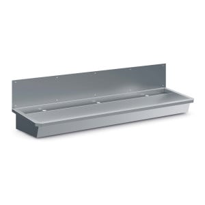 Stainless Steel Sink with Drain Plug and Splash-Proof Cover - L 1800 x D 468 mm - CombiSteel