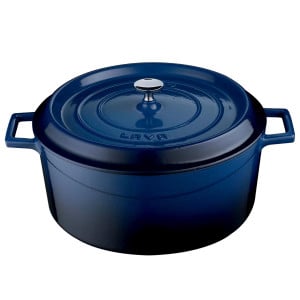 Faitout en Fonte - Ø 32 cm - Μπλε - CombiSteel
