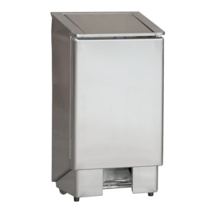 Poubelle à Pédale en Inox - 90 L