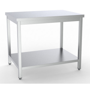 Stainless Steel Table with Shelf - L 1800 x D 700 mm - CombiSteel