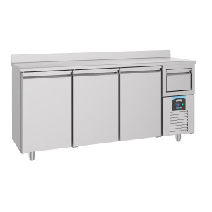 Θετική Ψυγμένη Τραπέζι GN 1/1 με Πλάτη - 632 L - CombiSteel