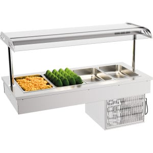 Ψυγείο Εντοιχιζόμενο Drop-In - 4 GN 1/1 - CombiSteel