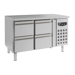 Table Réfrigérée Positive à 4 Tiroirs - 282 L - CombiSteel