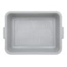 Perforated Food Tray in Polypropylene - Gray - Vogue