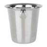 Stainless Steel Ice Bucket with Handles and Grooves - 1050 ml - Olympia