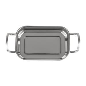 Stainless Steel Rectangular Serving Platter - 140 x 90 mm - Olympia