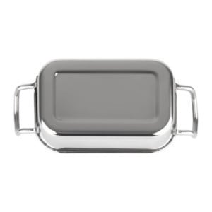 Stainless Steel Rectangular Serving Platter - 140 x 90 mm - Olympia