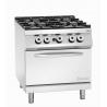 4-burner stove series 900 - Gas Oven GN 2/1 by Bartscher