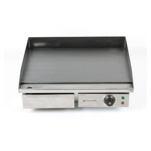 Plancha Electrique Professionnelle Dynasteel - Lisse 55 cm : Plaque en acier inox, cuisson homogène et rapide