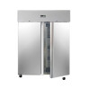 Αρνητικό Ντουλάπι 1400 L Inox 2 Πόρτες GN 2/1 Αεριζόμενο