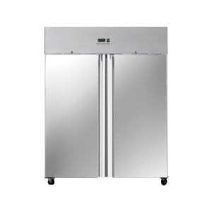 Αρνητικό Ντουλάπι 1400 L Inox 2 Πόρτες GN 2/1 Αεριζόμενο