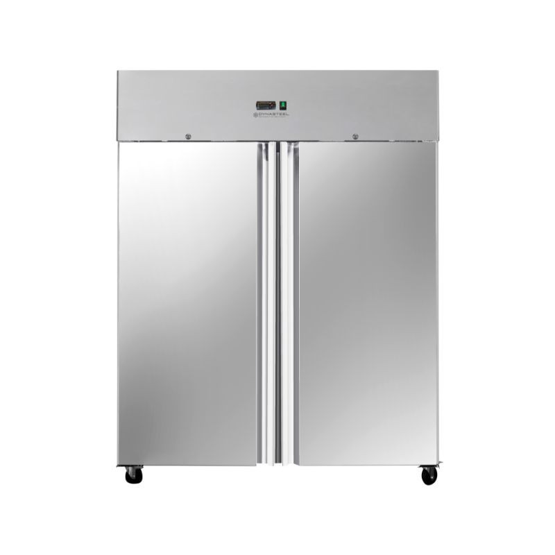 Αρνητικό Ντουλάπι 1400 L Inox 2 Πόρτες GN 2/1 Αεριζόμενο