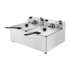 Ηλεκτρική Φριτέζα Διπλή - 2X5L - Buffalo