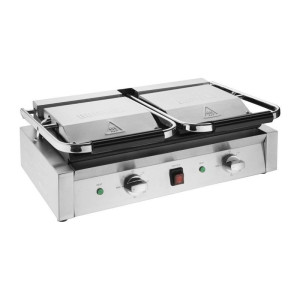 Grill De Contact Double Bistro Λείο/Λείο 230V - Buffalo
