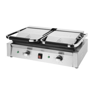 Grill De Contact Double Bistro Λείο/Λείο 230V - Buffalo