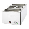 Bain-Marie Με Δοχεία - 2 x GN 1/3 και 2 x GN 1/6 - Buffalo