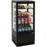 Professional Mini Refrigerated Display Case Bartscher - 78 L Black