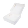 White Cardboard Pastry Box - 29 x 29 cm - Pack of 25 - FourniResto
