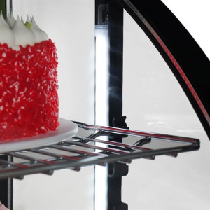 Vitrine Réfrigérée de Comptoir Noire - 100 L - Polar