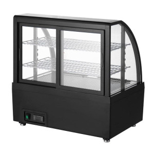 Vitrine Réfrigérée de Comptoir Noire - 100 L - Polar