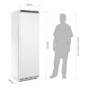 White Positive Refrigerated Cabinet 1 Door 400 L - Polar