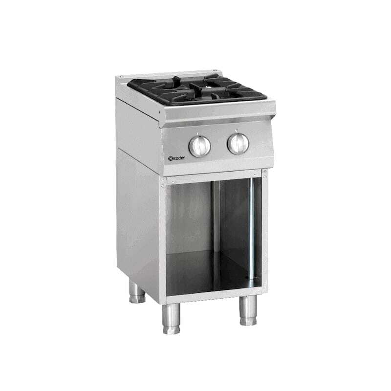 Two-burner stove with base unit Series 700