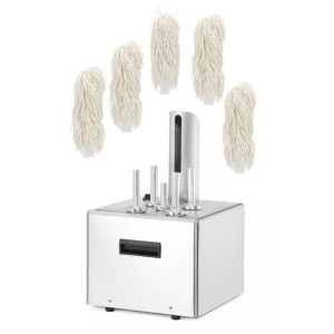 Glass Polisher - 4 Brushes - HENDI