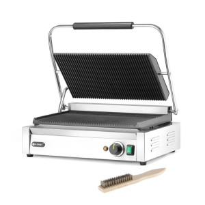 Grill de Contact Panini XL - Πλάκα με Ραβδώσεις - HENDI