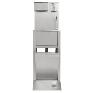 Νιπτήρας με Πεντάλ με Κάδο Απορριμμάτων, Διανομέα Σαπουνιού και Χαρτιού - Dynasteel