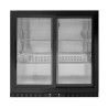 Arrière Bar Réfrigéré Compact 2 portes vitrées pour restaurant, bar, brasserie)