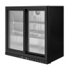 Arrière Bar Réfrigéré Compact 2 portes vitrées pour restaurant, bar, brasserie)