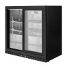 Arrière Bar Réfrigéré Compact 2 portes vitrées pour restaurant, bar, brasserie)