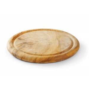 Πλάκα Σερβιρίσματος Ξύλο Ελιάς - Ø 260 mm - HENDI