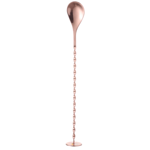 Cocktail Spoon with Copper Muddler - 280 mm