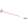 Cocktail Spoon with Copper Muddler - 280 mm