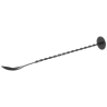 Cocktail Spoon with Black Muddler - 280 mm