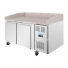 Pizza Counter 2 Doors Series U 428L - Polar